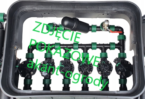 Zestaw system nawadniania Rain Bird 6 sekcji |Zawór bezpieczeństwa |Czujnik Marka Rain-Bird