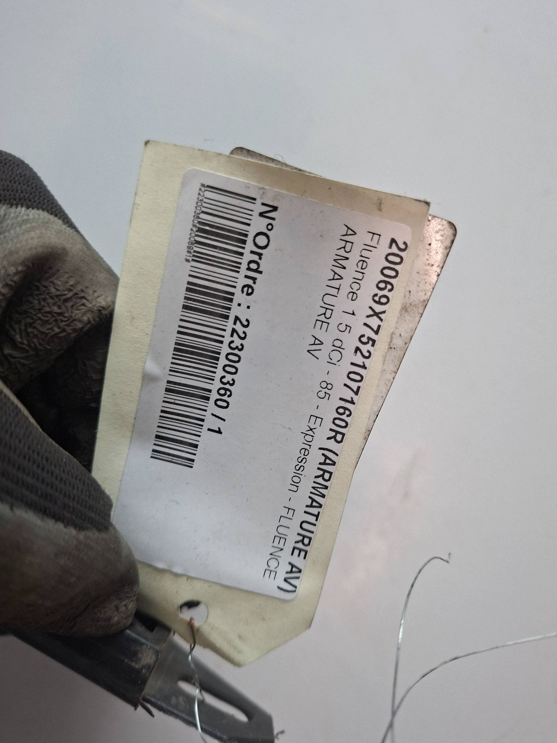 support panel for radiators radiator fan 752107160 RENAULT FLUENCE 1.5 DCI 2012