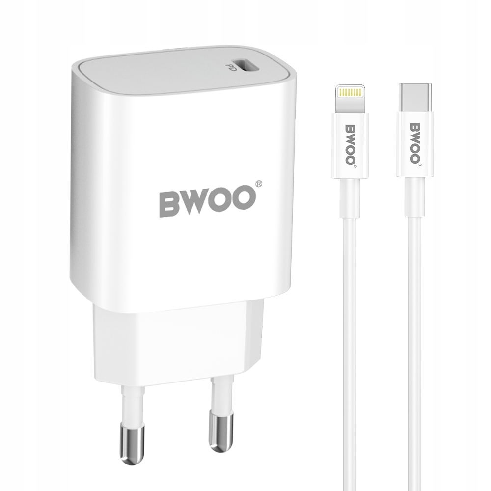 Bwoo Ladowarka Sieciowa Zestaw Ladujacy Usb C Do Iphone 11 12 13 14 15 20W