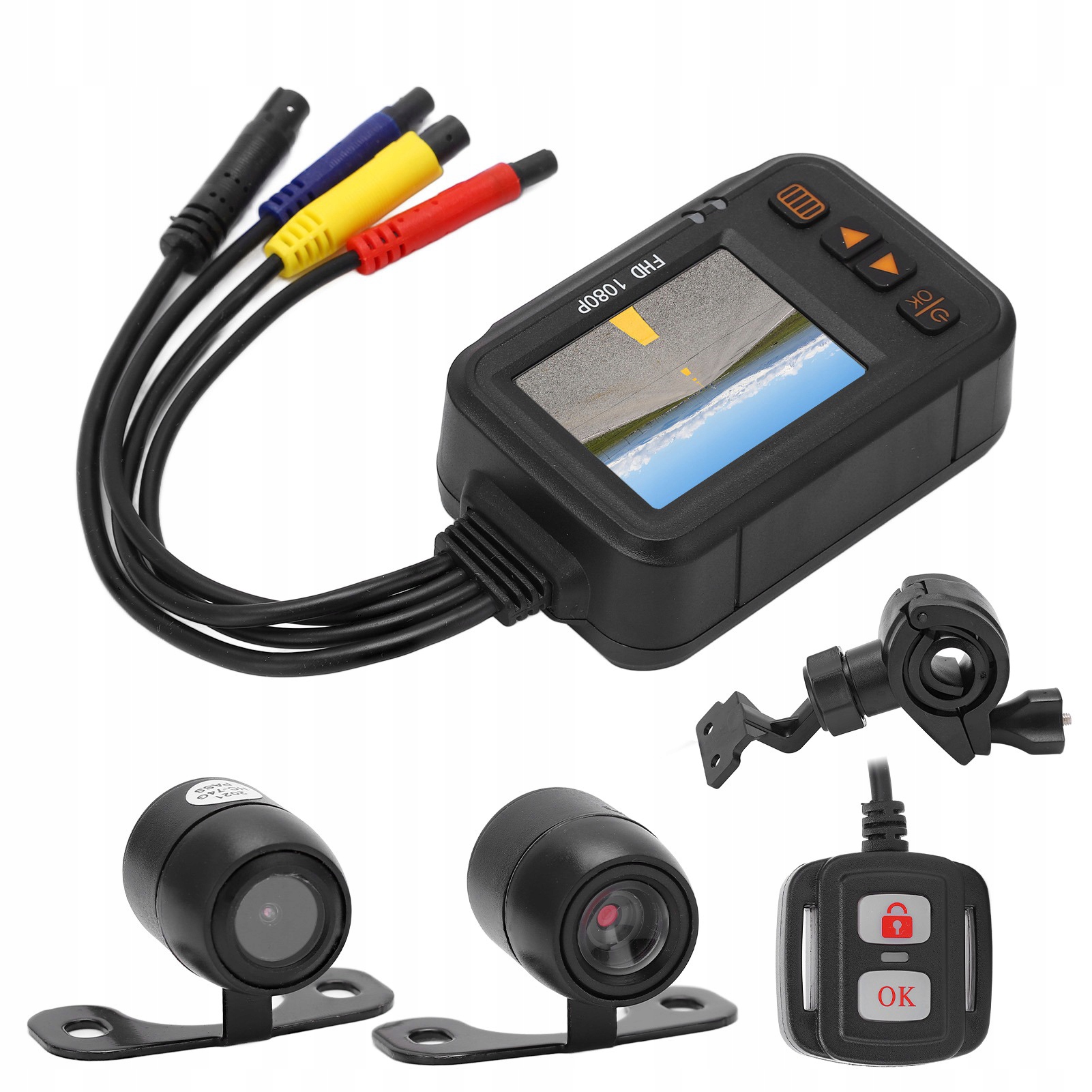 Uniwersalny Rejestrator Na Motocykli 1080P Kamera