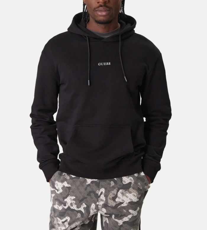 Guess Mikina Z6RQ18 KAIJ1 Černá Regular Fit XL