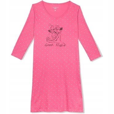 

Koszula Nocna Długi Rękaw Atlantic NLD201 XL Różow