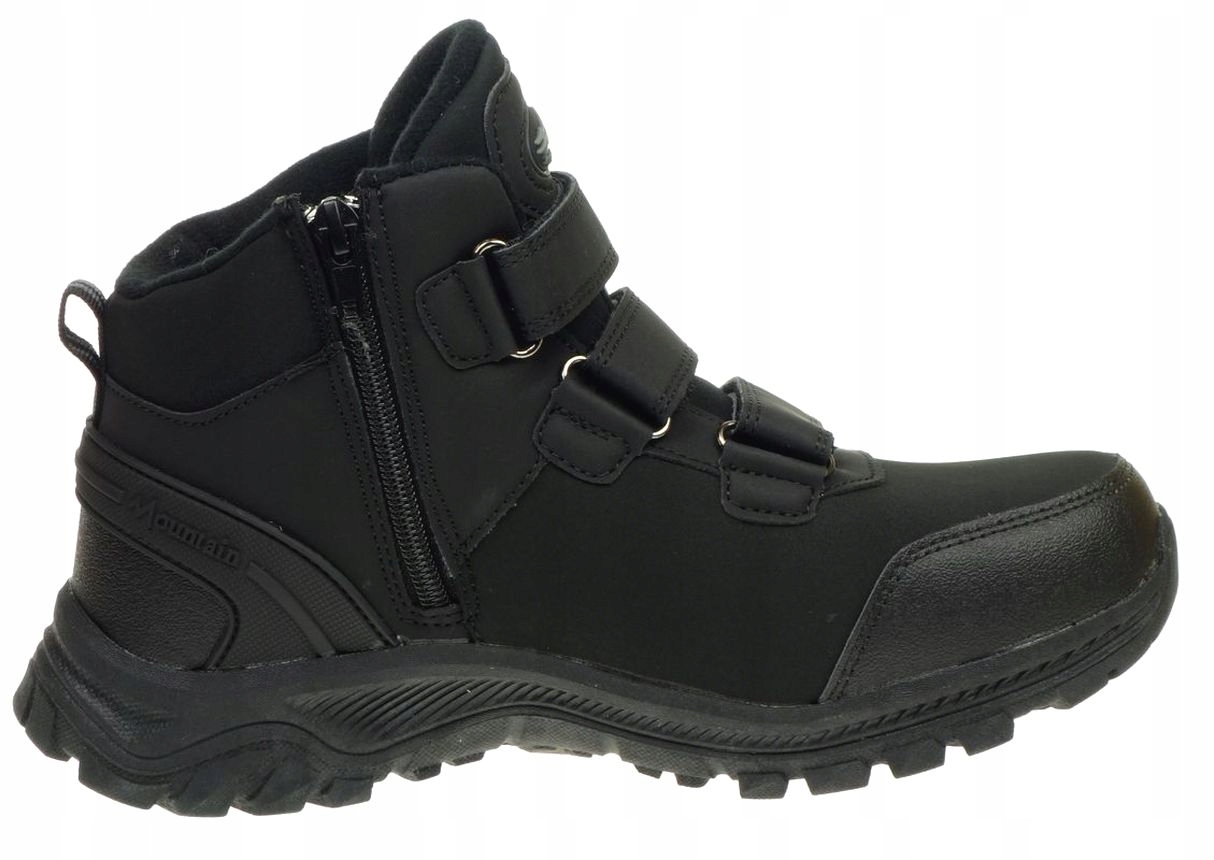 Zimní zateplené boty Badoxx Trekkingové na suchý zip Posuvník Softshell 36