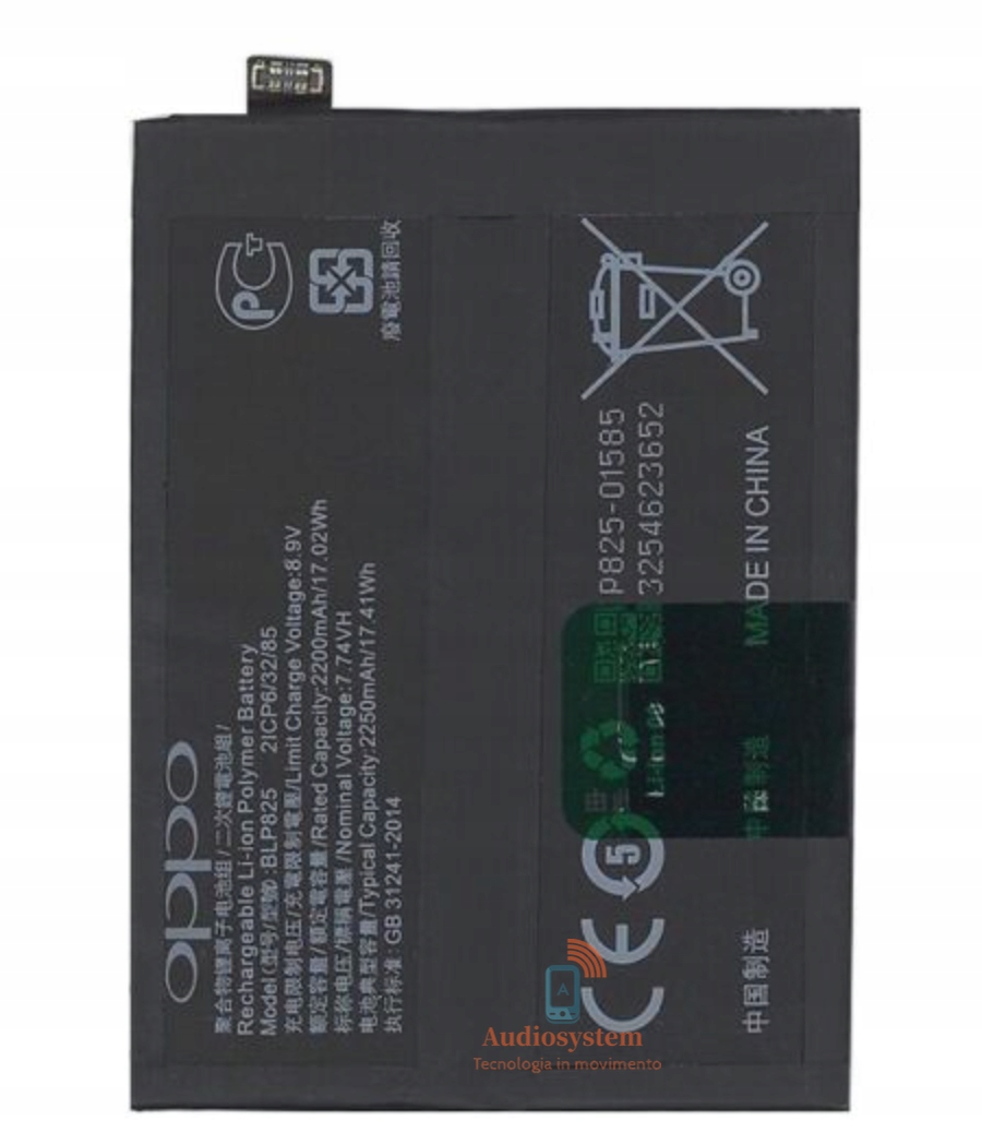 Nowa Oryginalna Bateria BLP825 Oppo Find X3 Neo CPH2207