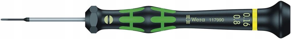 

Dla elektroników Wkrętak płaski 0,8x0,16x40mm Wera