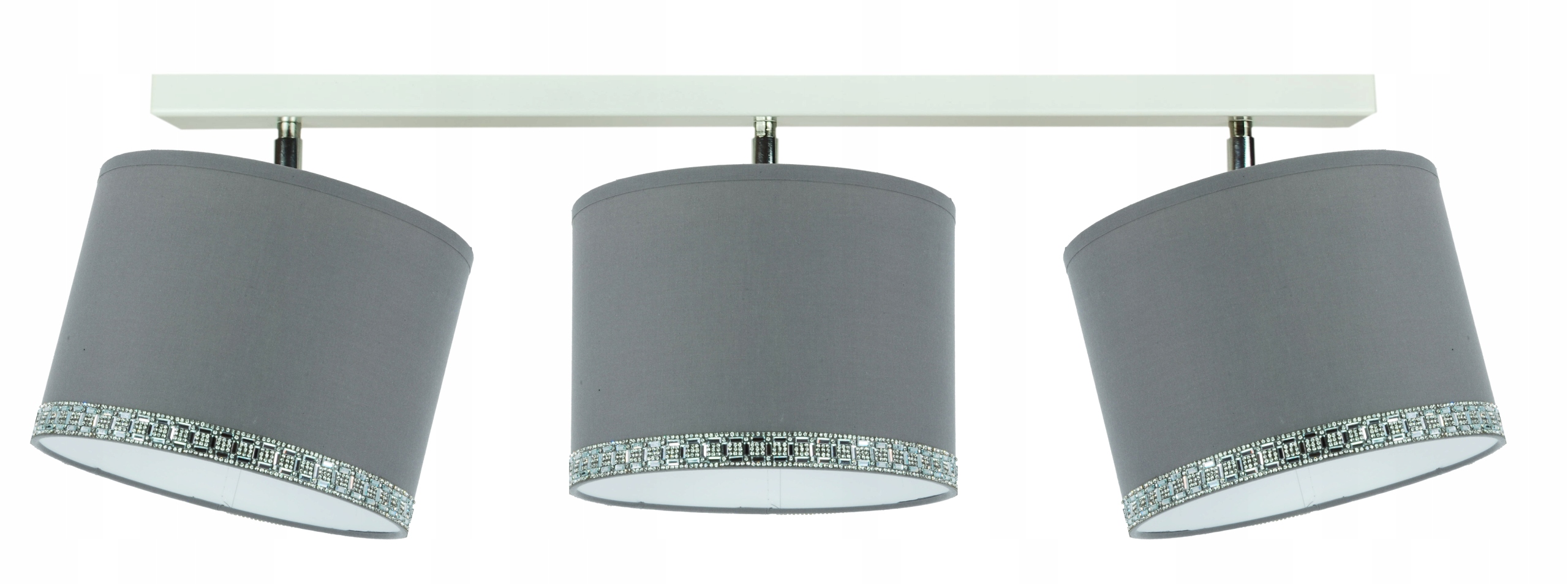 Módní závěsná stropní lampa, moderní lustr Šedé stínidlo dekorace 20 cm