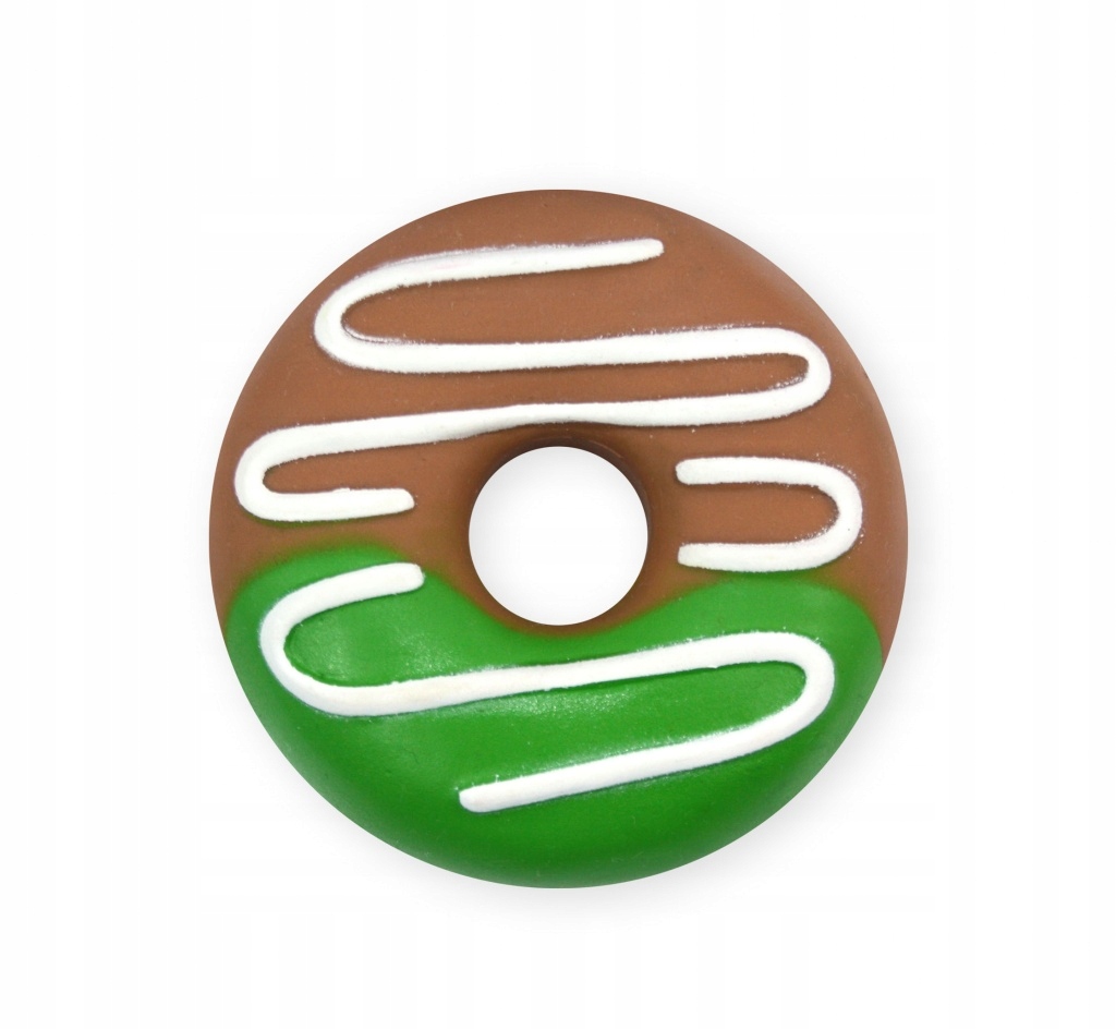 

Gumowa Piszcząca Zabawka Pączek Donut Dla Psa Kota