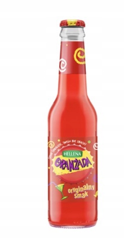Levně Hellena Červená oranžáda Sycený nápoj 8x275 Ml skleněná láhev