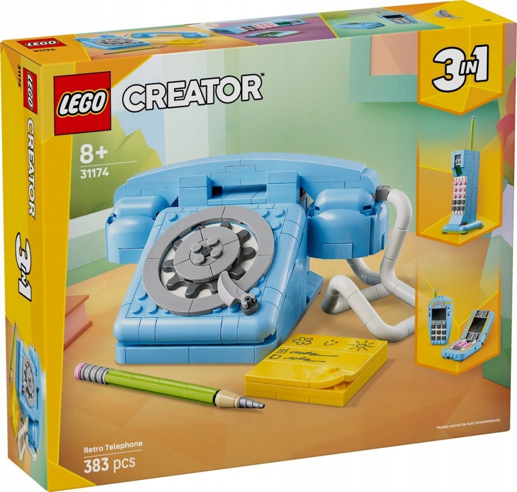Stavebnice creator 31174 telefon v retro stylu Lego
