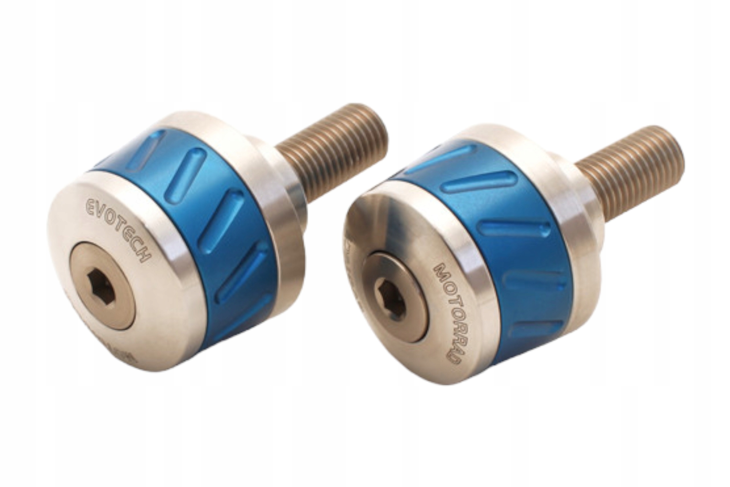 FS-BMW6-Eb - Наконечники рульового колеса EVOTECH Синій BMW S1000 XR