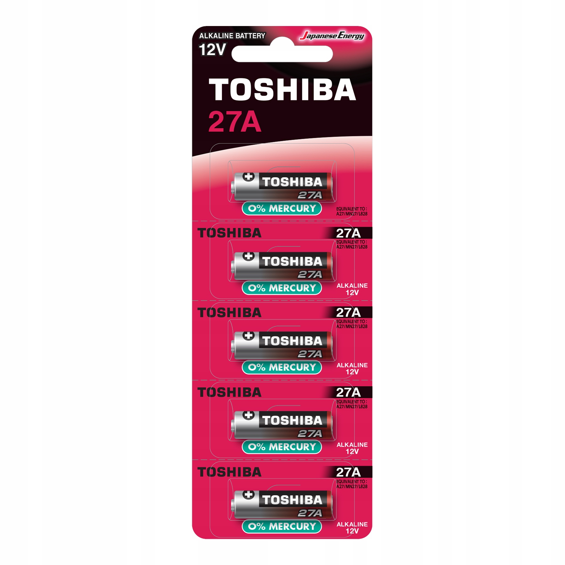 

5x Bateria Alkaliczna Toshiba 27A MN27 L828 A27
