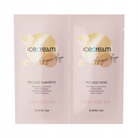 

Inebrya Argan Age Próbka Szampon 15ml Maska 15ml