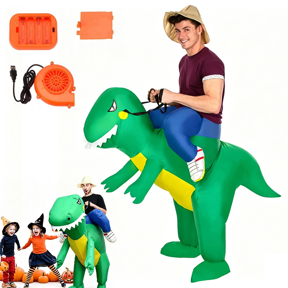 Kostým dinosaura samonafukovací nafukovací kostým t-rex karneval