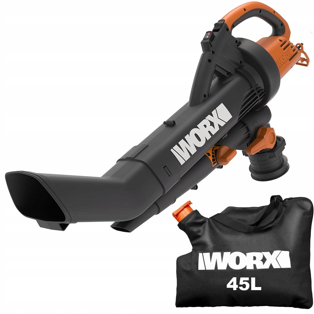 Fúkací vysávač na lístie 3000W 3v1 Worx WG505E