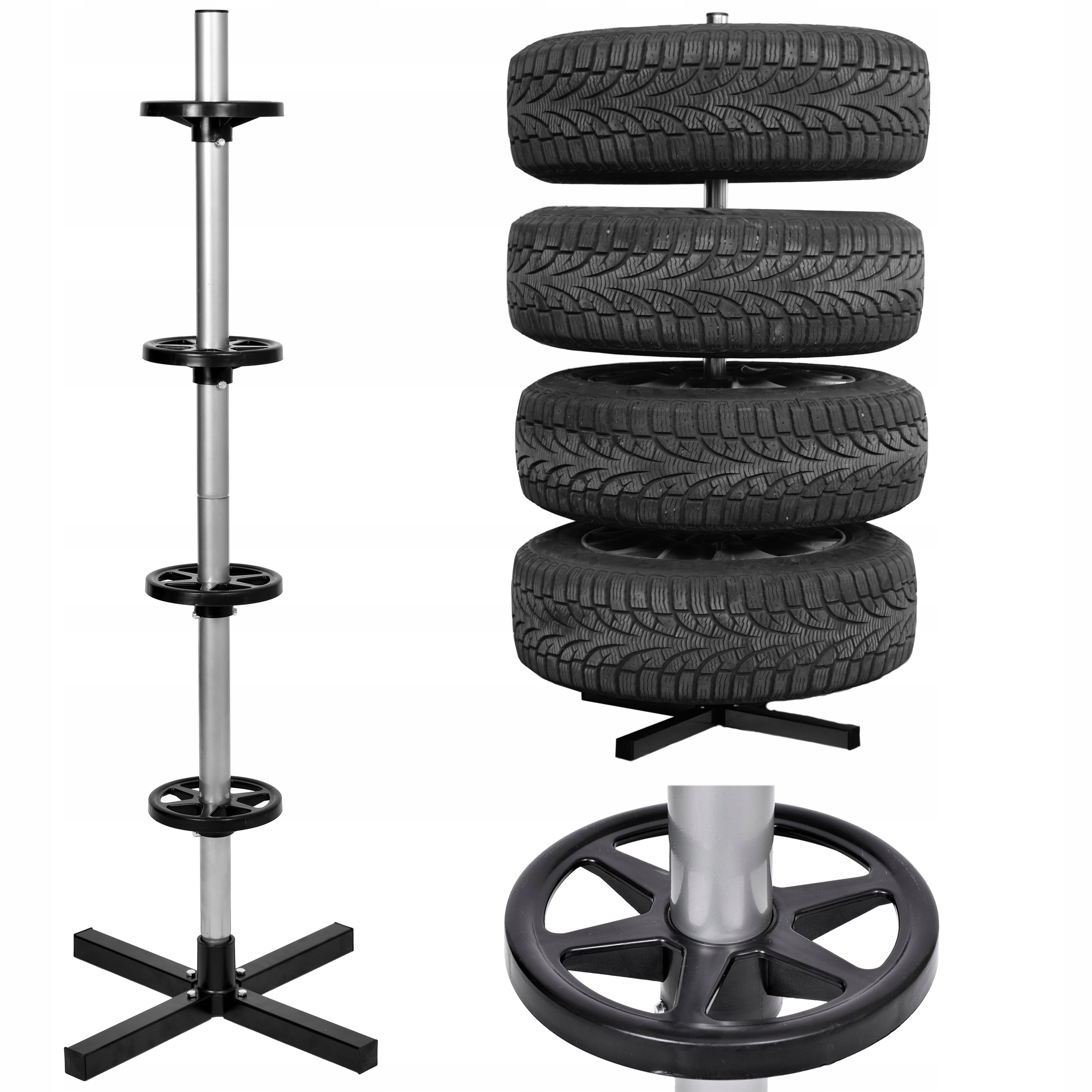 

Stojak Na Koła Felgi Opony Wieszak Regał Stelaż