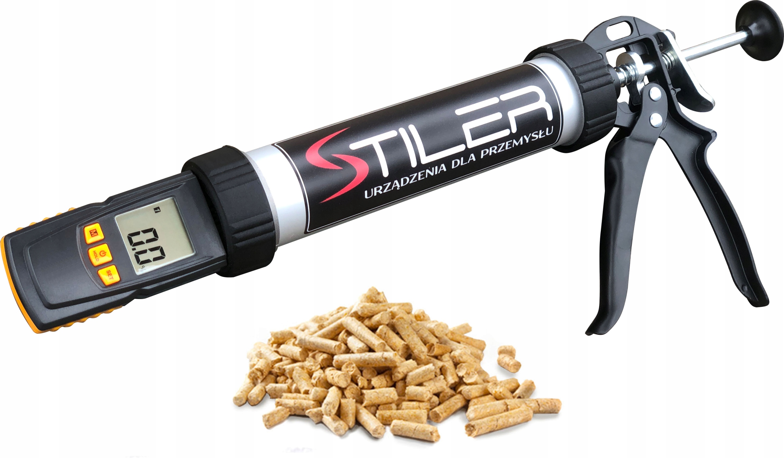 WILGOTNOŚCIOMIERZ TUBOWY ZASYPOWY DO PELETU PELETU TROCIN DREWNA STILER HIT