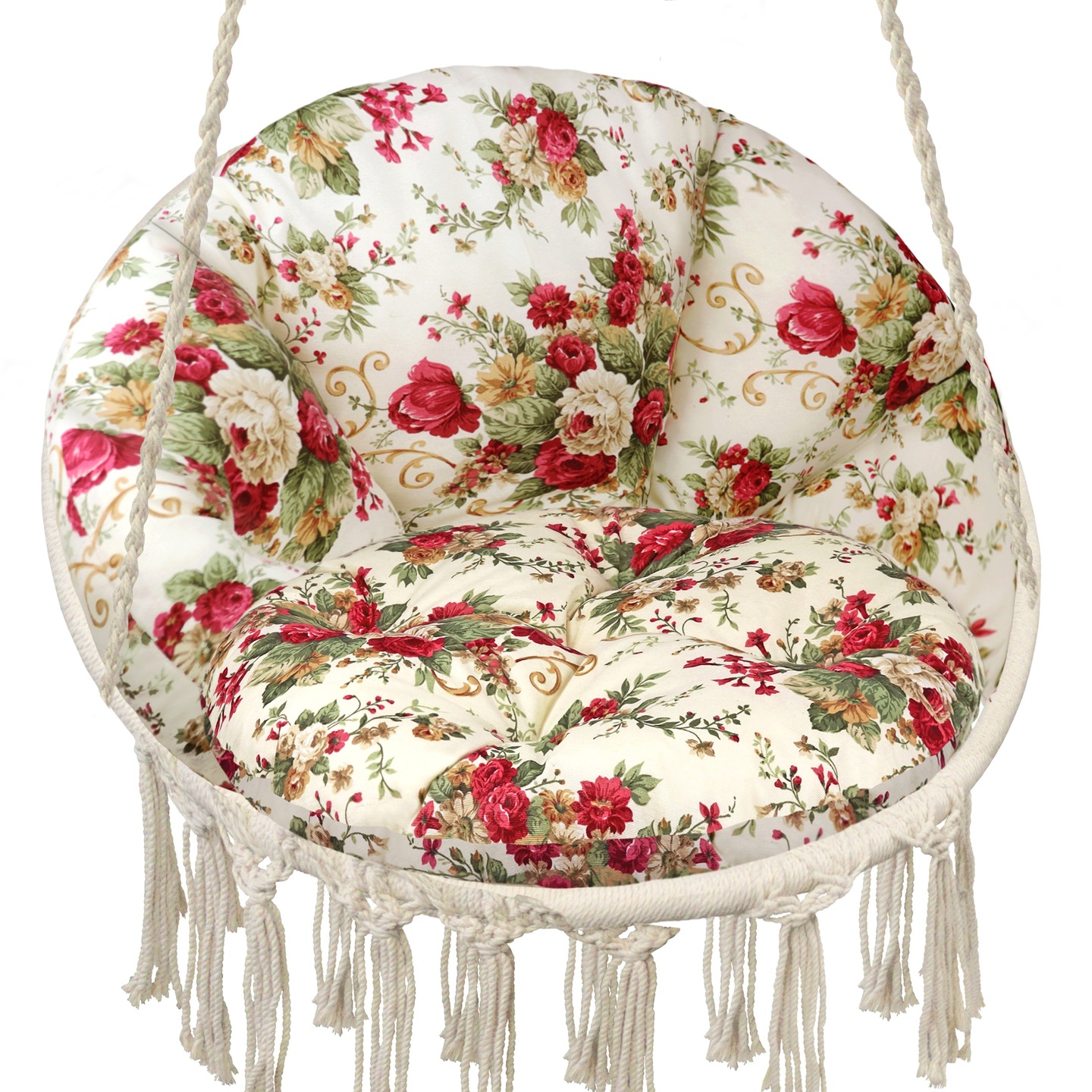 HUŚTAWKA FOTEL WISZĄCY BOCIANIE GNIAZDO + PODUSZKA Styl nowoczesny