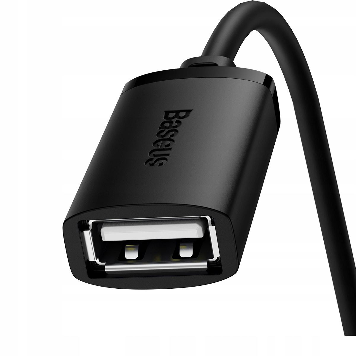 BASEUS KABEL USB-A MĘSKI - ŻEŃSKI PRZEDŁUŻACZ PRZEJŚCIÓWKA USB 2.0 1.5M Stan opakowania oryginalne