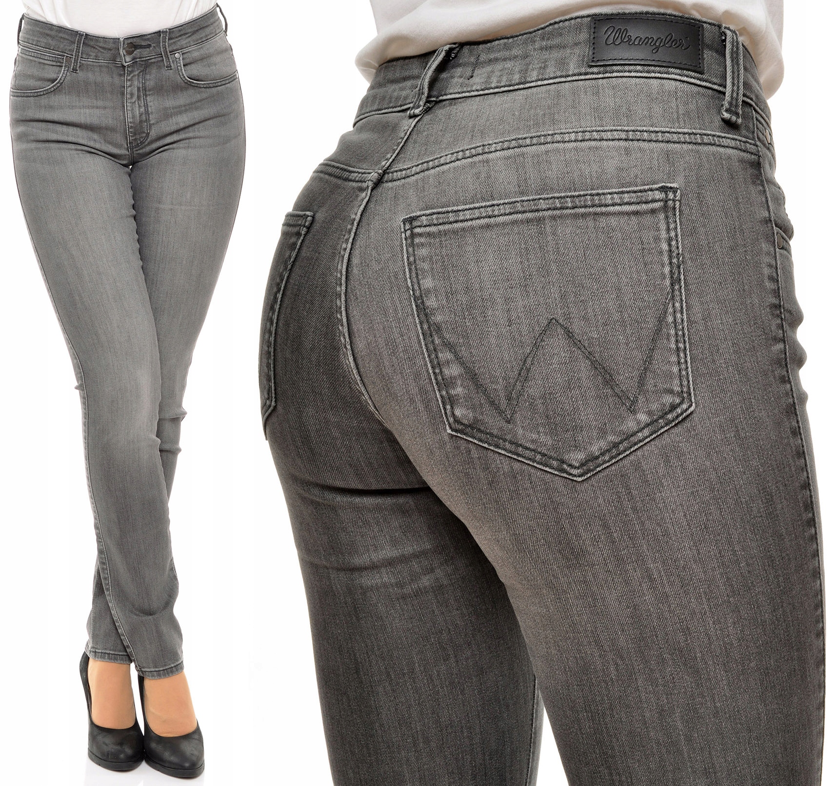 Wrangler kalhoty Regular šedé Slim W28 L32