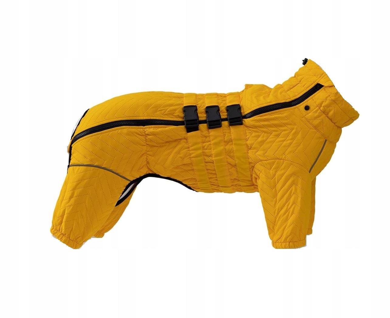 Reflexní voděodolná bunda pro psa 4XL žlutá