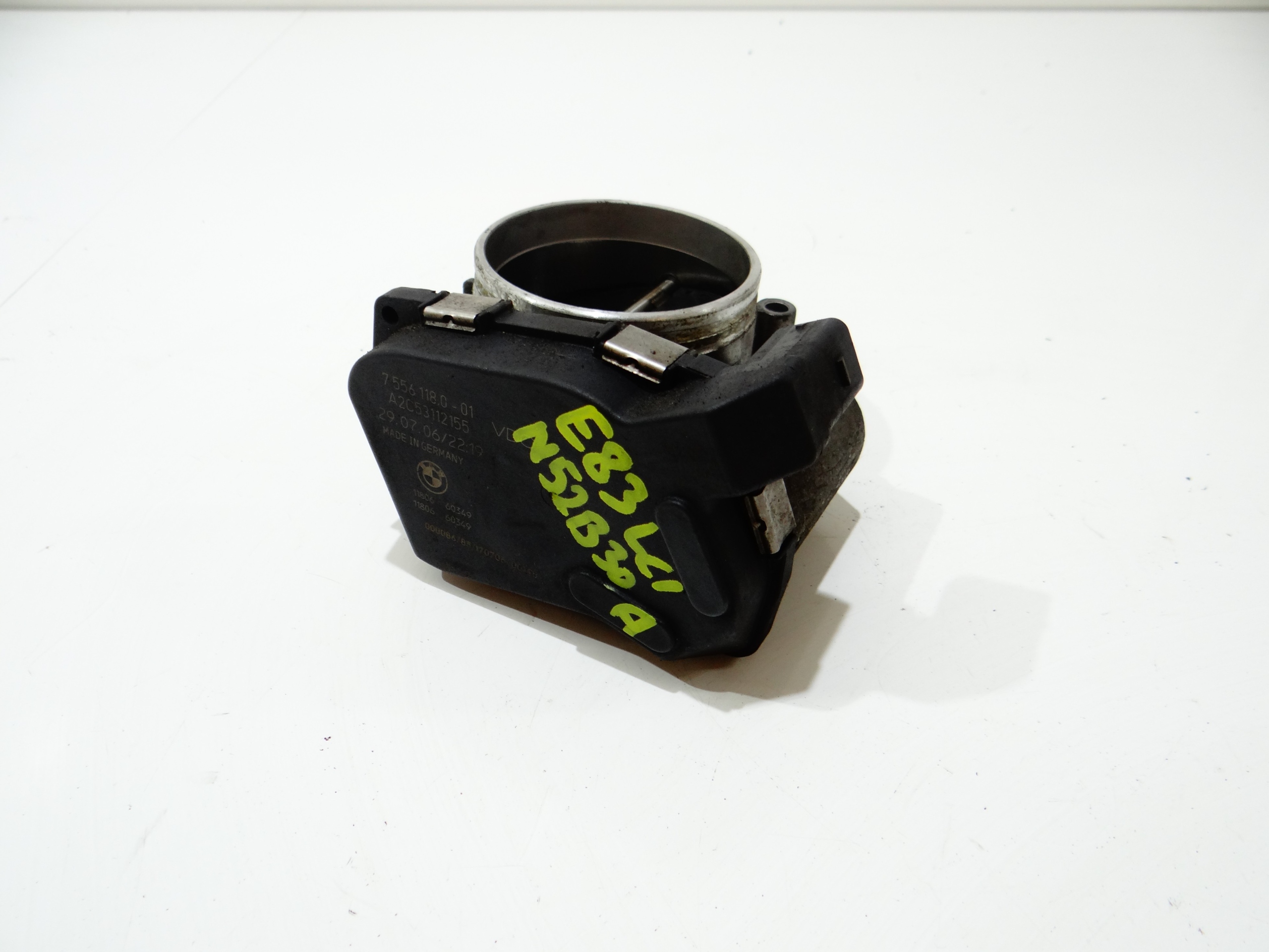 Valvola a farfalla BMW E60 E83 E90 E91 LCI N52 7556118