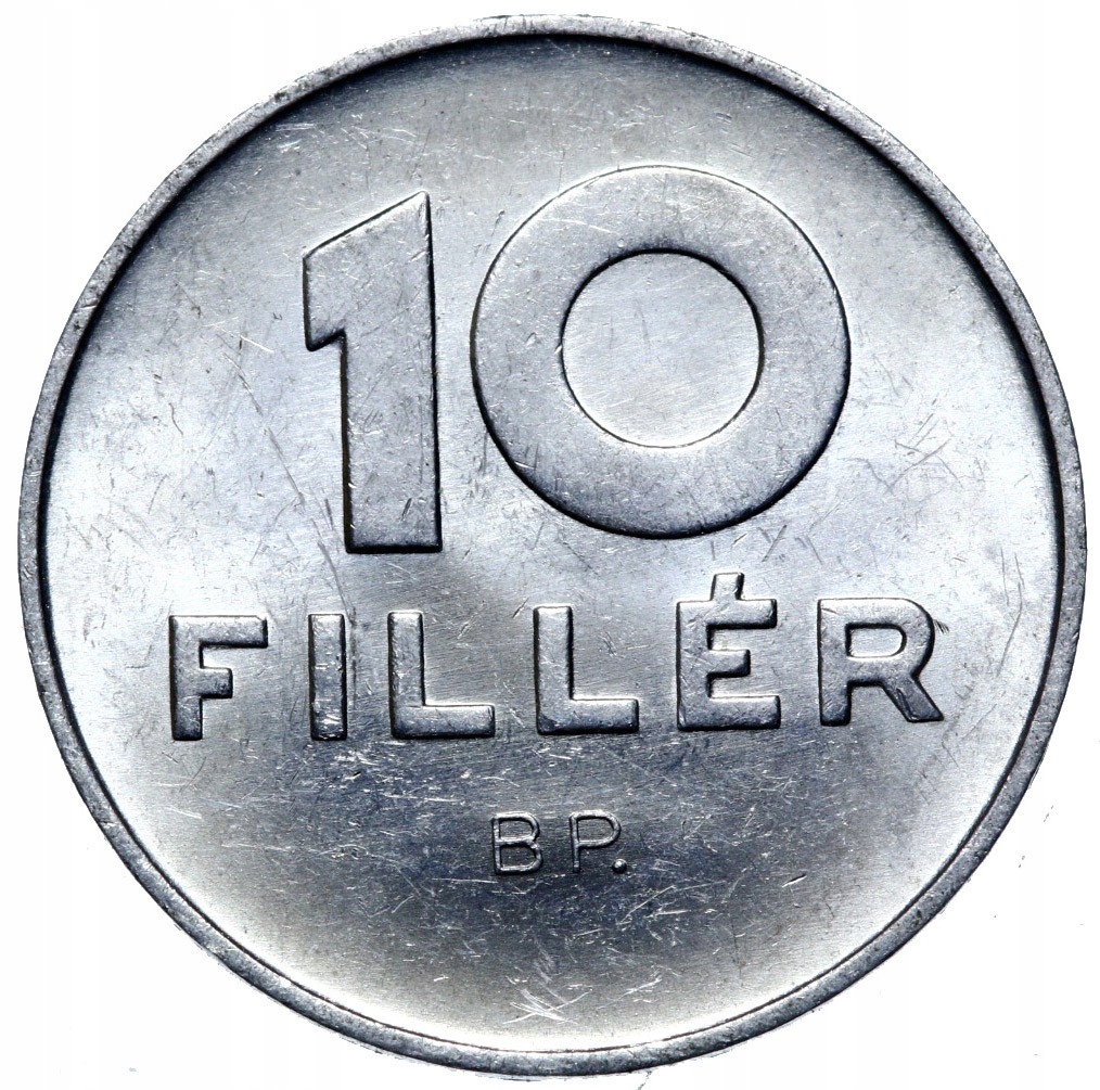 + Węgry - 10 Filler 1975 - STAN !