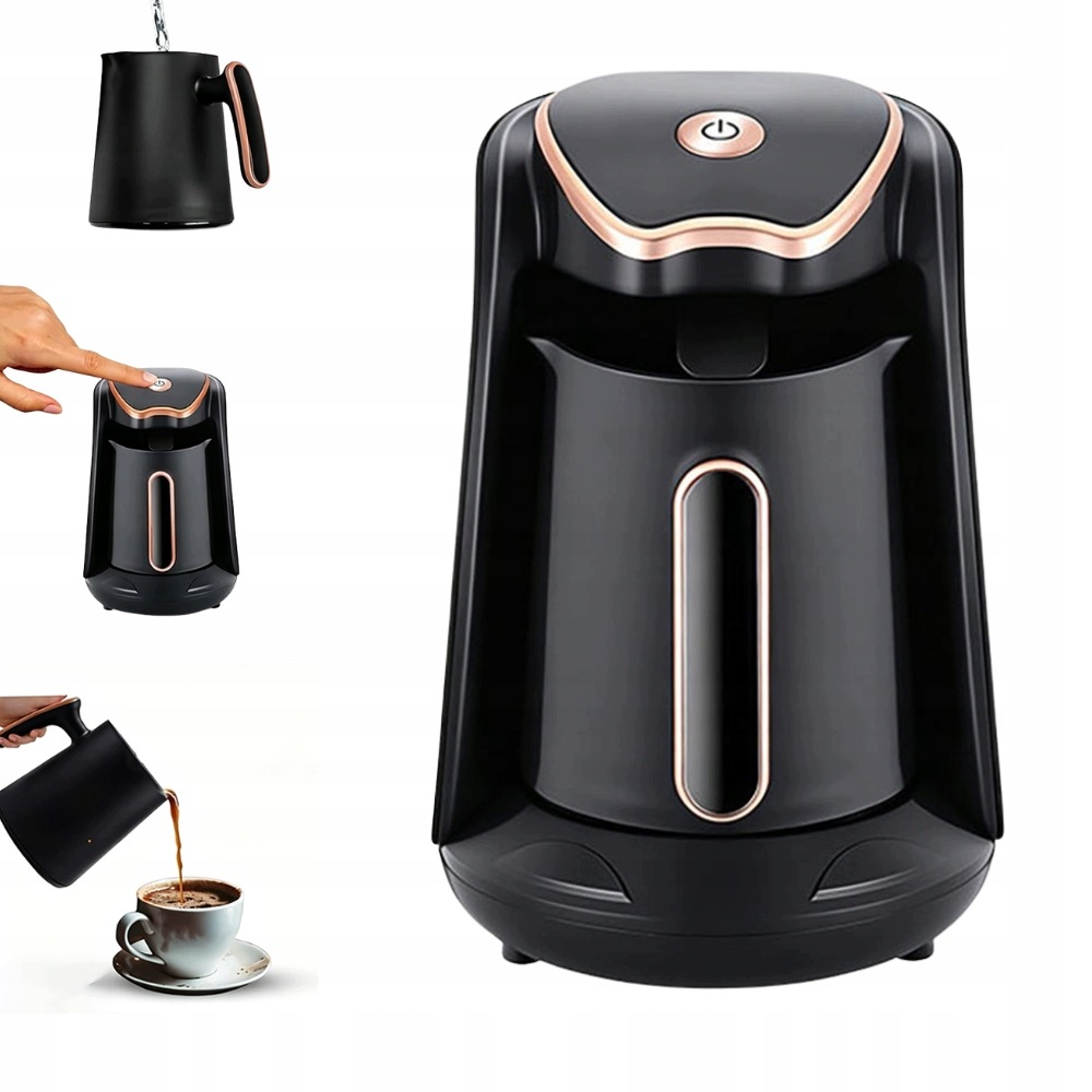 Elektrický Kávovar Na Tureckou Kávu 300 ML 600 W Na Řeckou Kávu