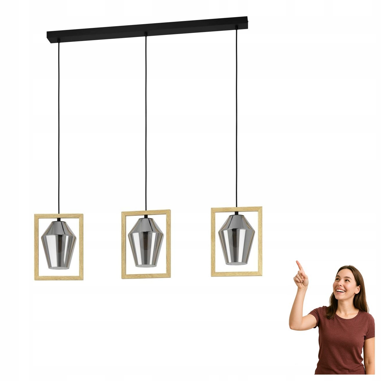 Závěsná lampa Viglioni 99702 Eglo