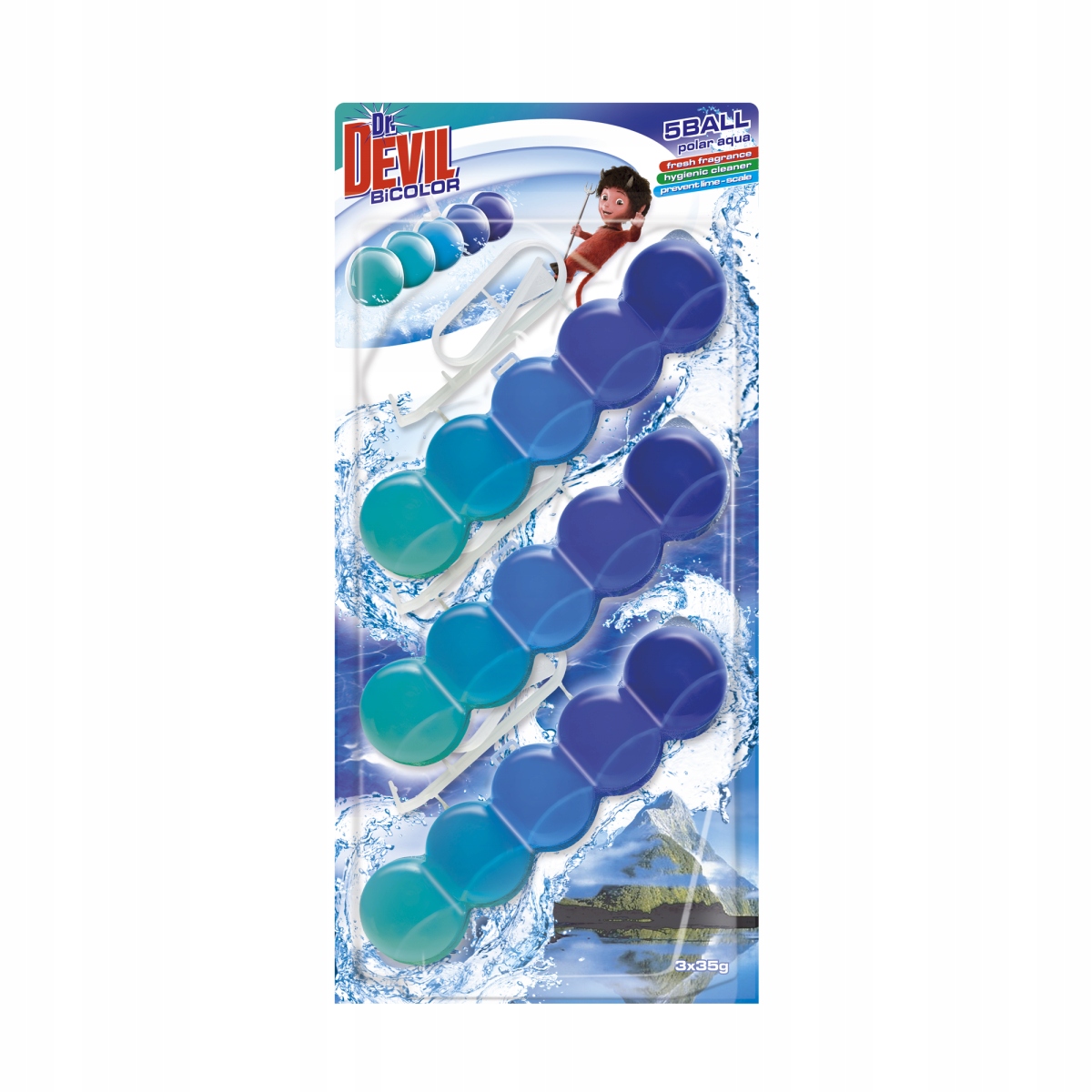 

Dr.Devil Zawieszka do wc Polar Aqua 3x35g