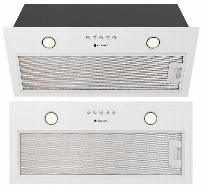 Okap do zabudowy Globalo Delico 50.1 Szerokość 50 cm Biały Led