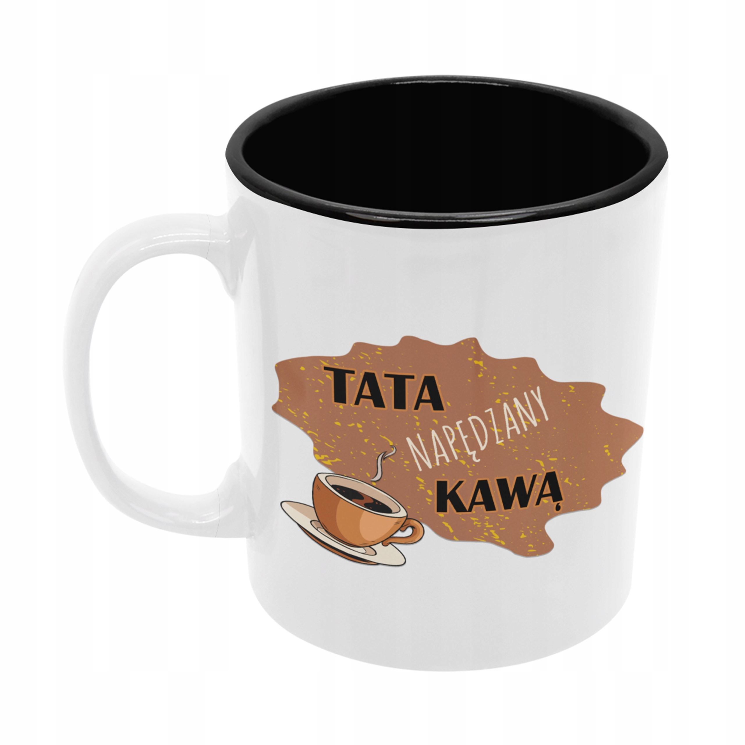 

Kubek Taty dzień ojca urodziny święta kawy czarny