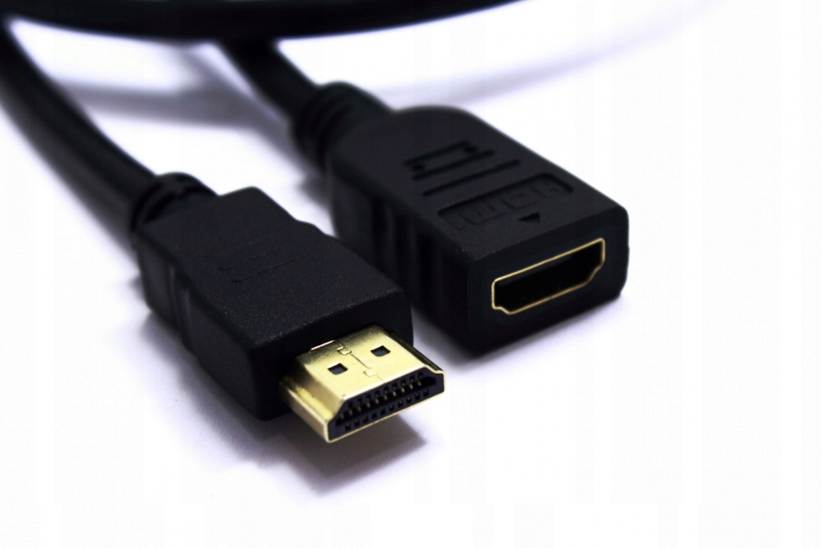 

Przedłużacz Hdmi 0,5M Złoty Wtyk Gniazdo Hdmi