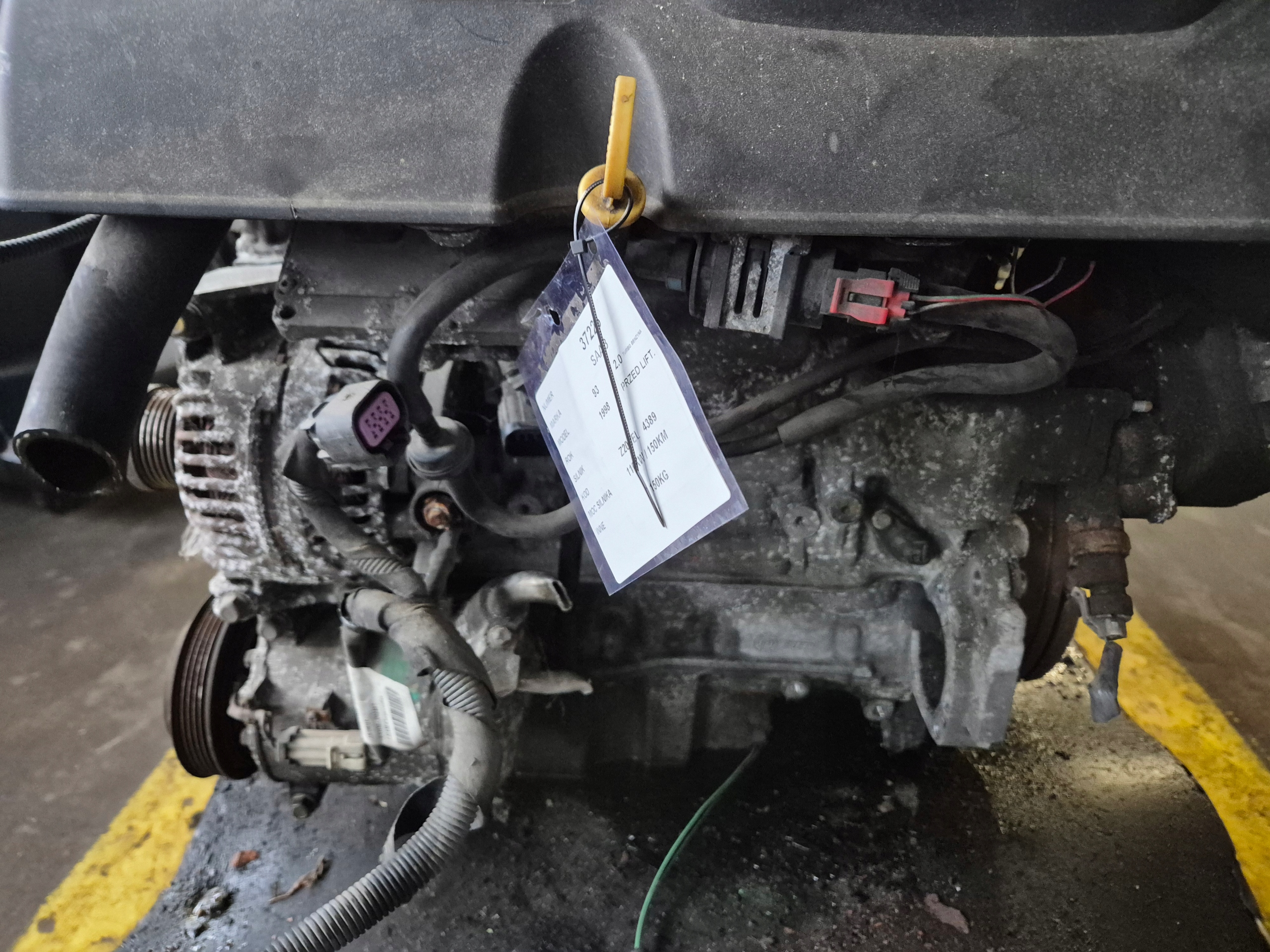 SAAB 93 II engine complete 2,0 turbo Z20NEL