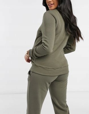 PIECES MATERNITY BLUZA DAMSKA KHAKI GŁADKA XS 1VAC Płeć kobieta