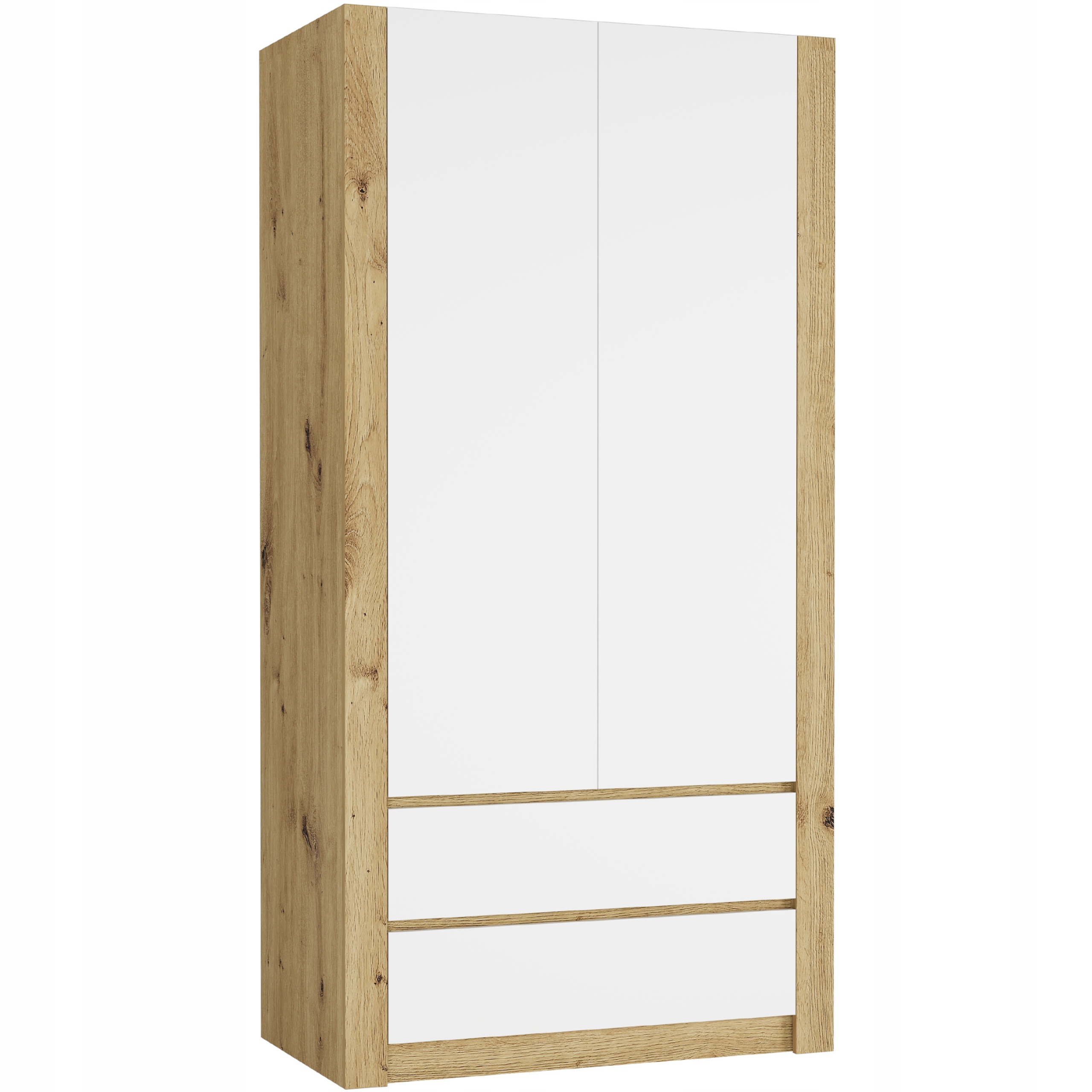 Szafa garderoba 90cm 2d 2sz B-20 ARTISAN MIX