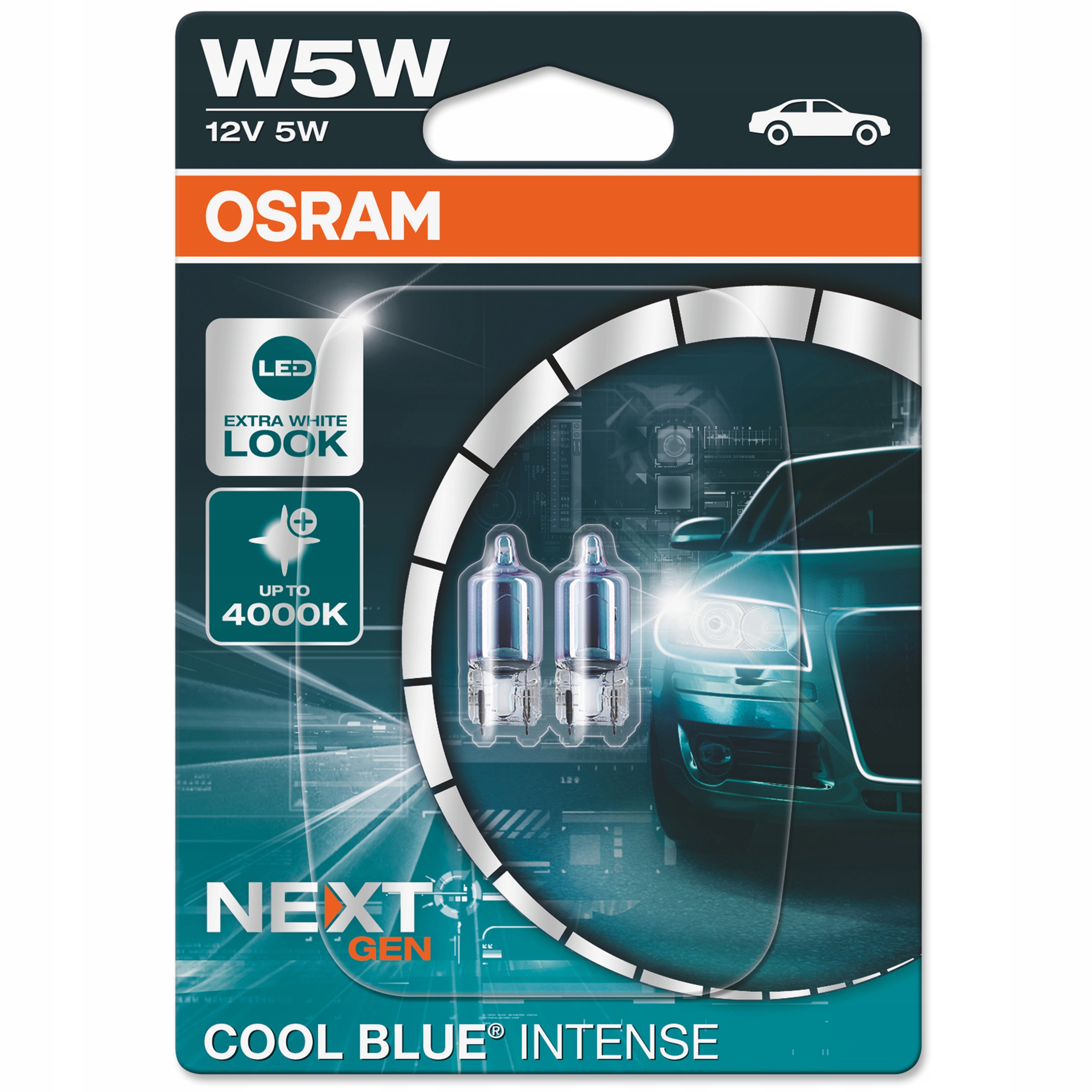 

Powystawowe Osram W5W Cool Blue Intense NextGen