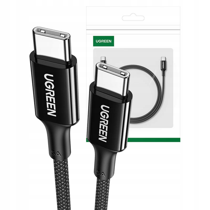 

Kabel Usb-c Do Usb-c Ugreen 15276 100W 1,5M Czarny