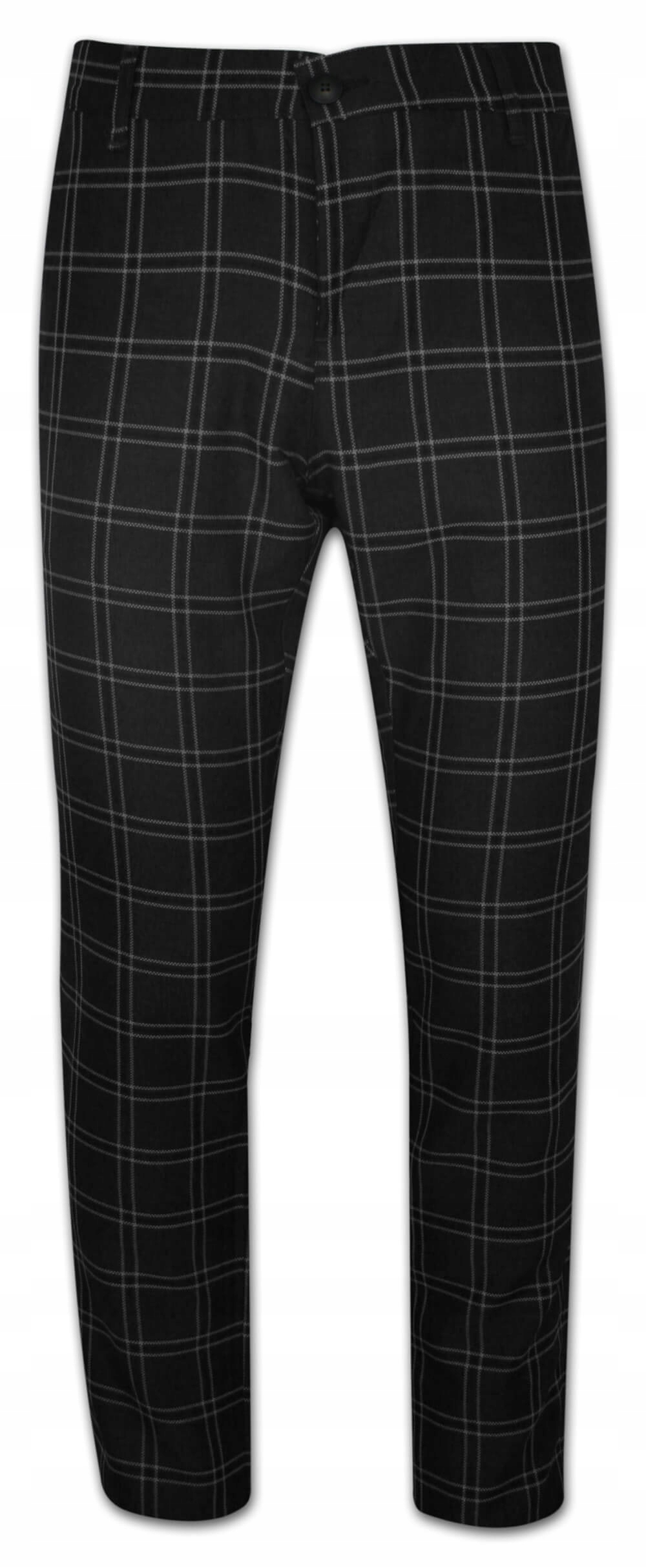 

Czarne spodnie typu chinos -rigon- 116/182