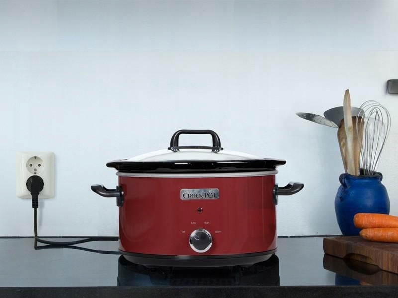 CROCK-POT Wolnowar 3,5L 2 Ustawienia Temperatury Czerwony — miniatura 15