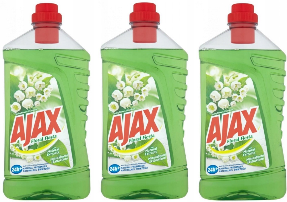 

Płyn do mycia Ajax Floral Fiesta konwaliowy 1l x 3