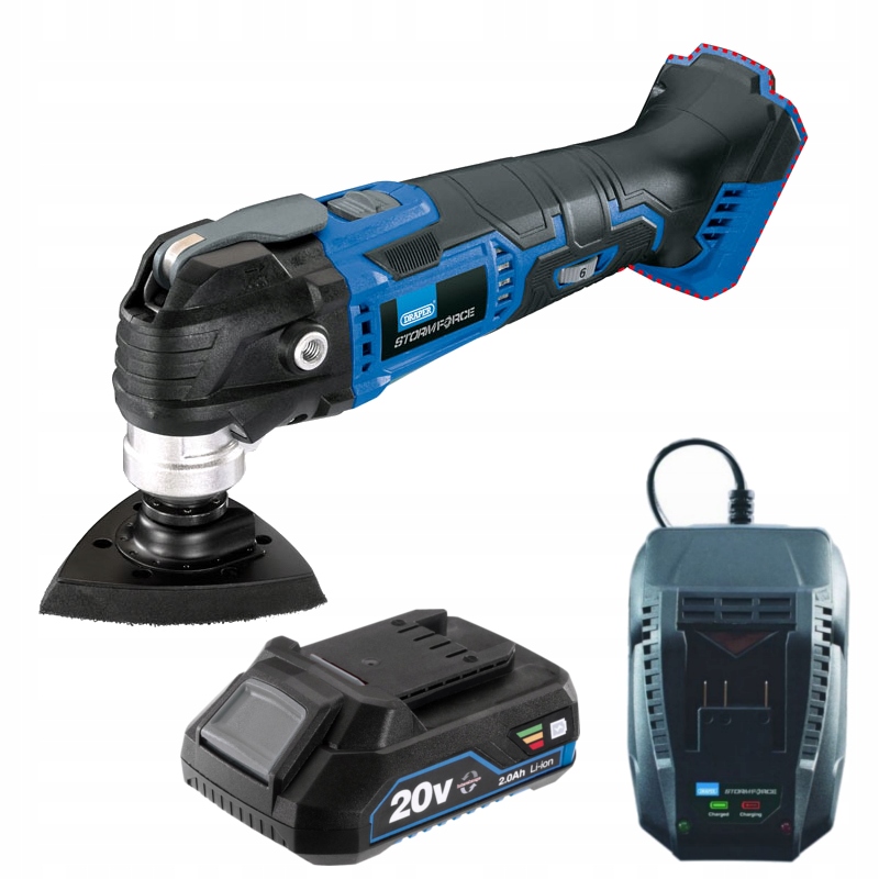 Zestaw Draper Szlifierka oscylacyjna aku ladow