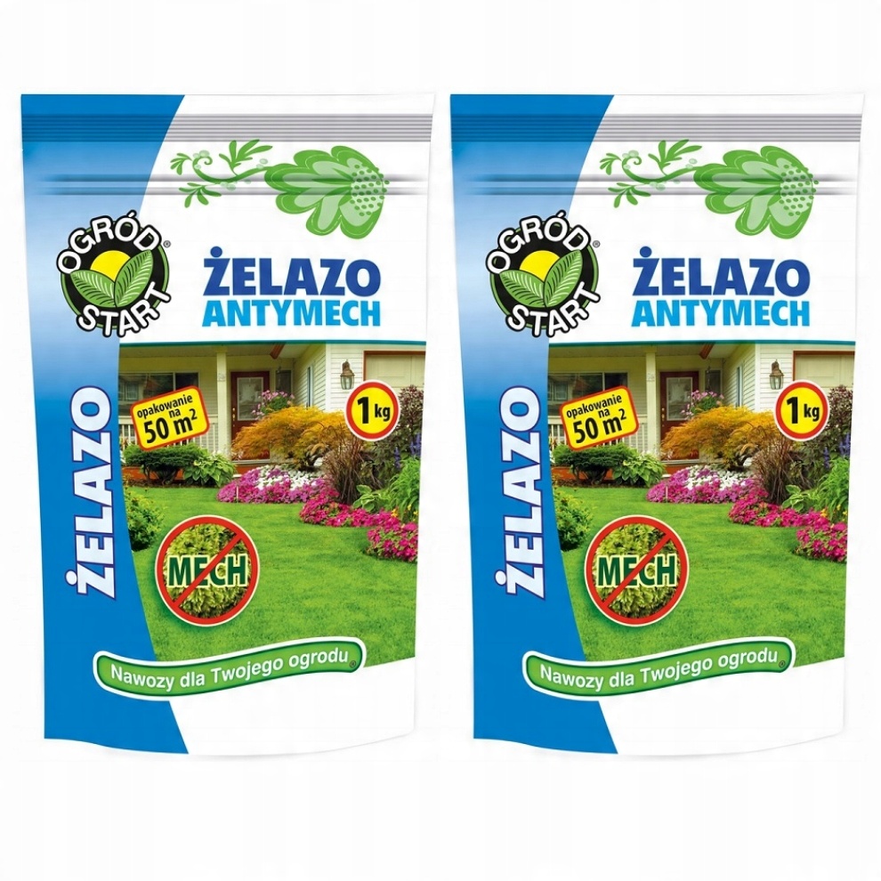 

Nawóz Do Trawy Trawnika Żelazo Antymech 100M2 2KG