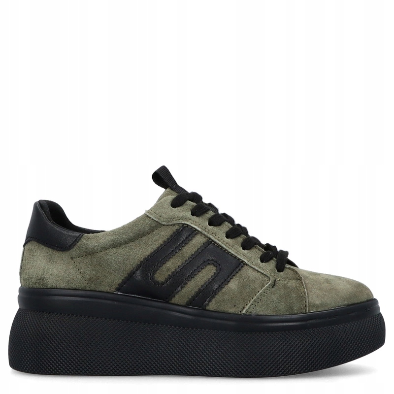 Dámské kožené tenisky Filippo DP7175/25 Khaki 40