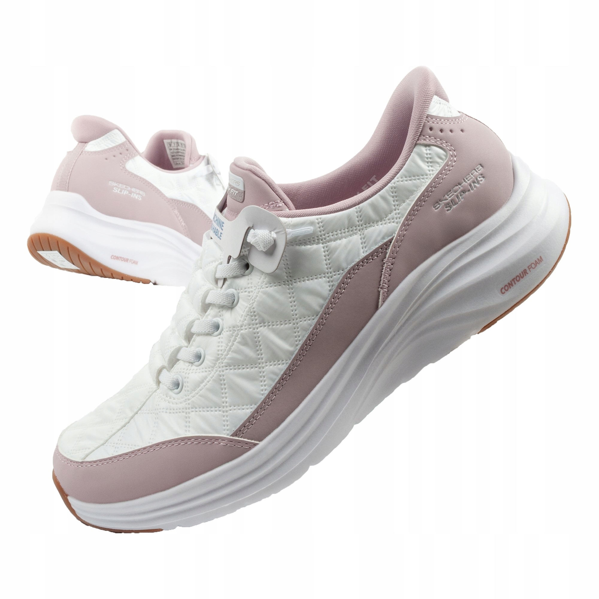 Dámské sportovní boty Skechers Contour Foam vel.36 bílé Slip-ins pohodlné
