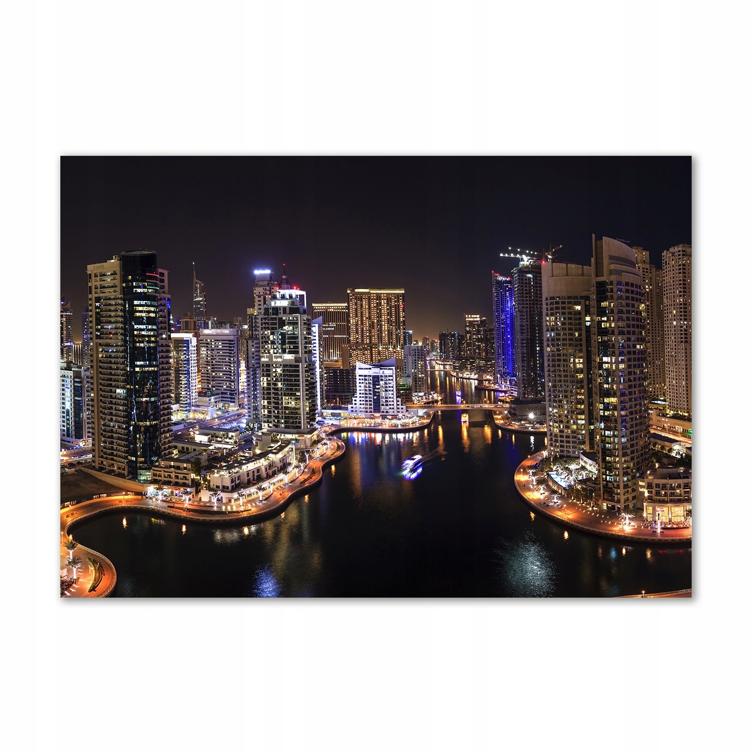 

Foto obraz szkło akryl Marina w Dubaju 100x70cm
