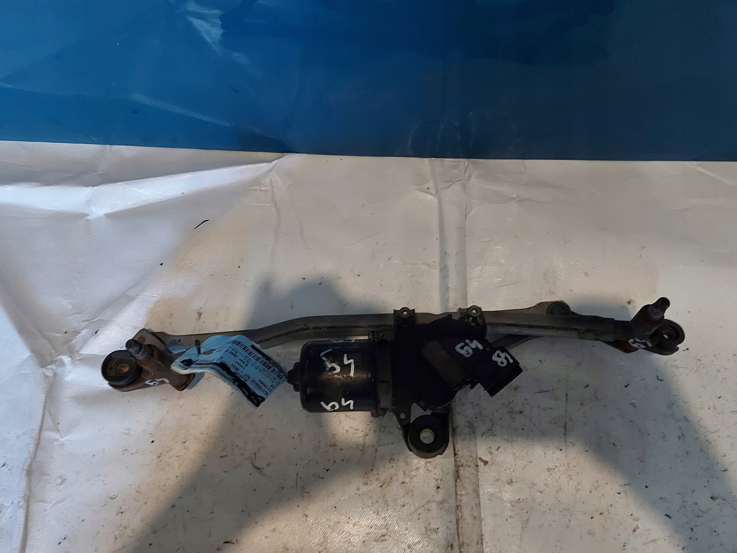 wiper mechanism CITROEN C2 53630187 front