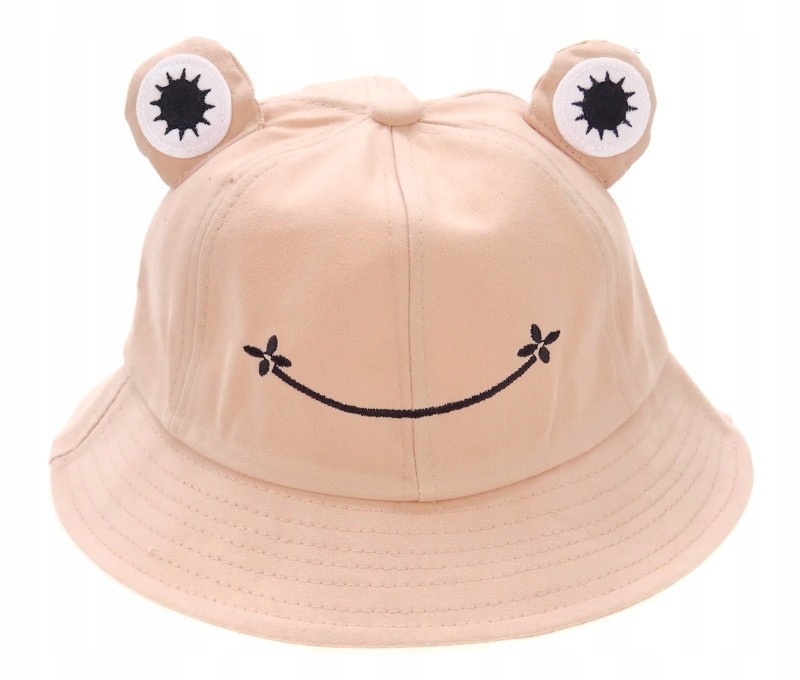 

Kapelusz bucket czapka dla dzieci Żaba pudrowy róż