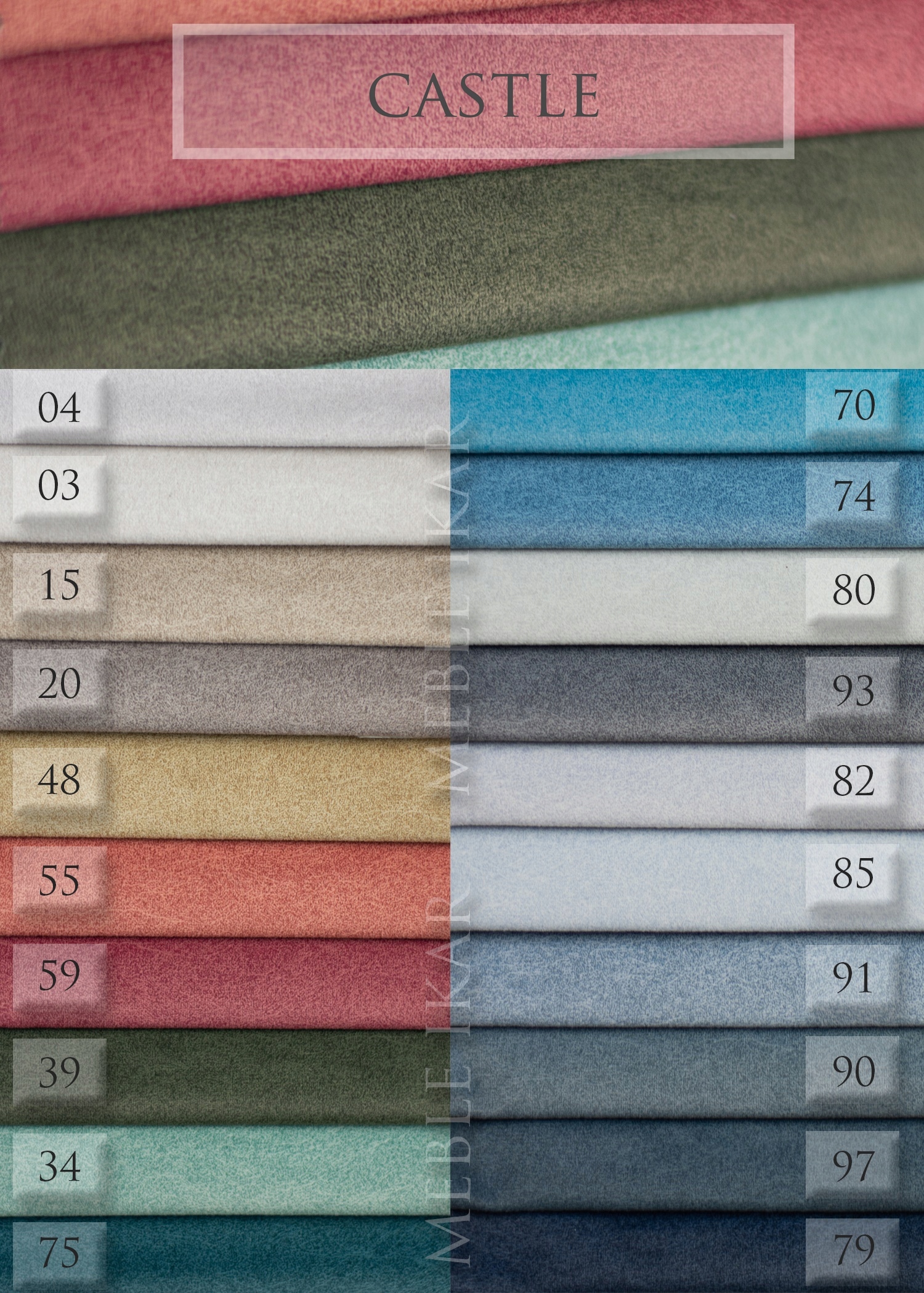 Narożnik Modułowy FLAVIO z pojemnikiem Szerokość mebla 255 cm