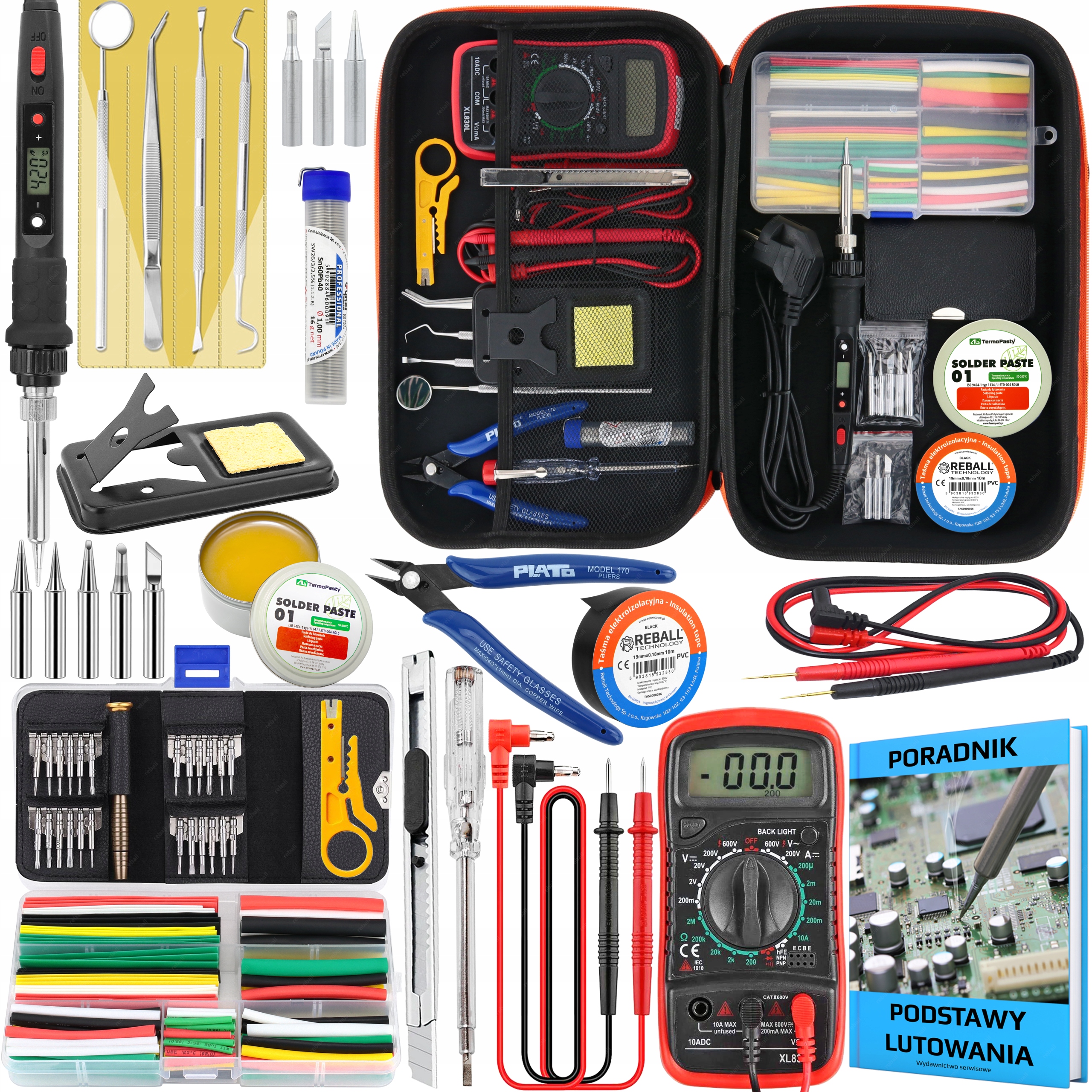 Set Páječka 80W Nový Model Měřič Příručka Pouzdro 52EL Dárek