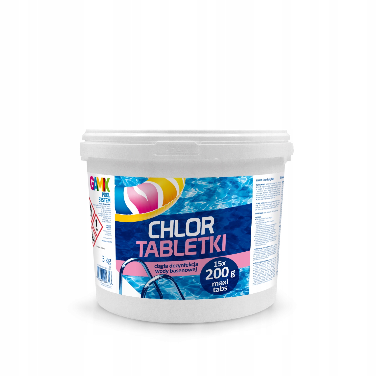 CHLOR MULTI TABLETKI DO BASENU CHEMIA BASENOWA 3KG Kod producenta DP2R4P43617